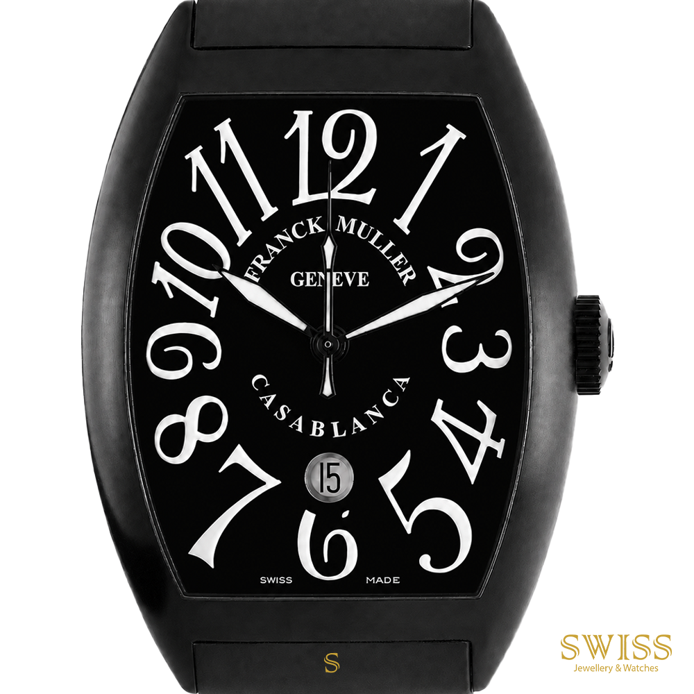 Franck Muller Cintrée Curvex Casablanca Date Black PVD