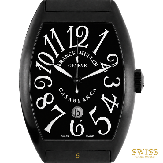 Franck Muller Cintrée Curvex Casablanca Date Black PVD