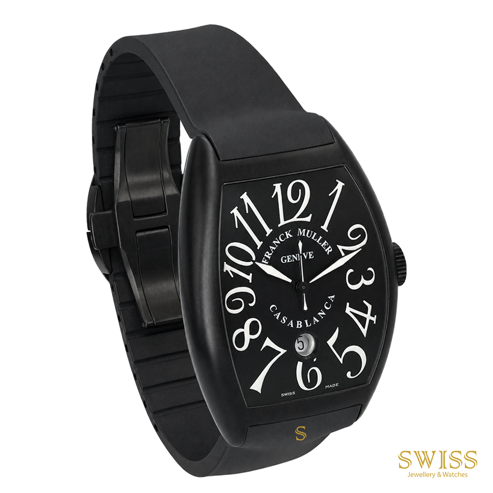 Franck Muller Cintrée Curvex Casablanca Date Black PVD