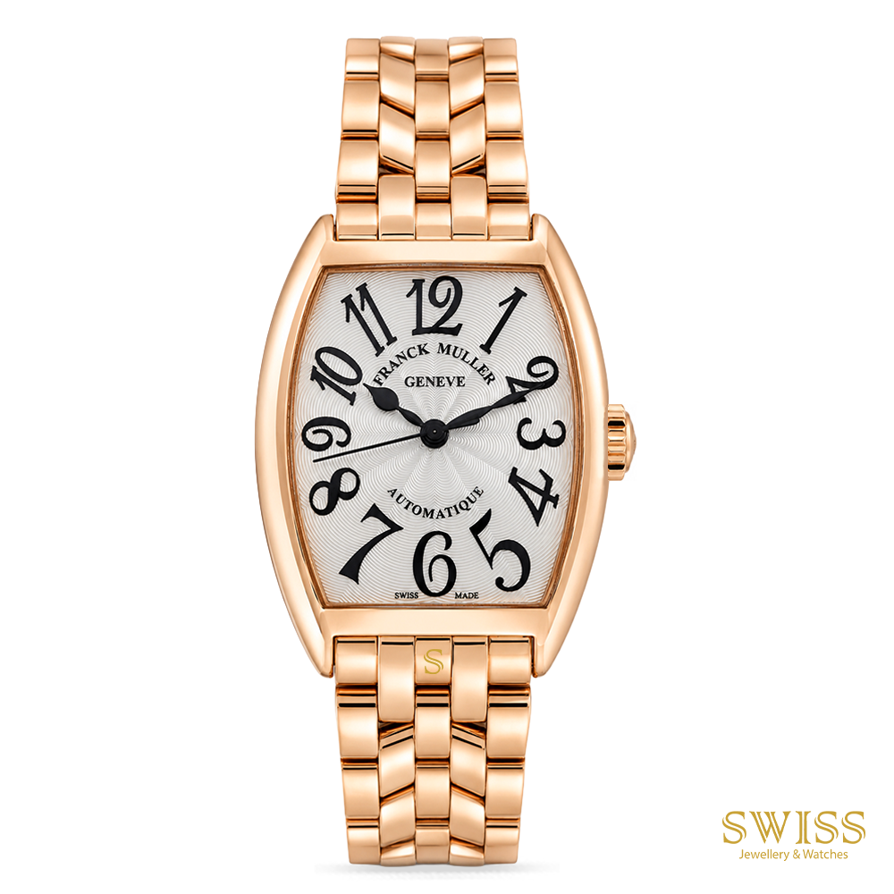 Franck Muller Cintrée Curvex Automatic 18K Rose Gold Bracelet Watch
