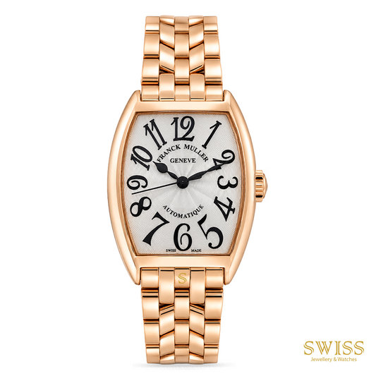Franck Muller Cintrée Curvex Automatic 18K Rose Gold Bracelet Watch