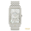 Franck Muller Long Island Relief Mother-of-Pearl Diamond Stainless Steel Bracelet Watch