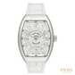 Franck Muller Vanguard Lady Quartz Stainless Steel White Leather