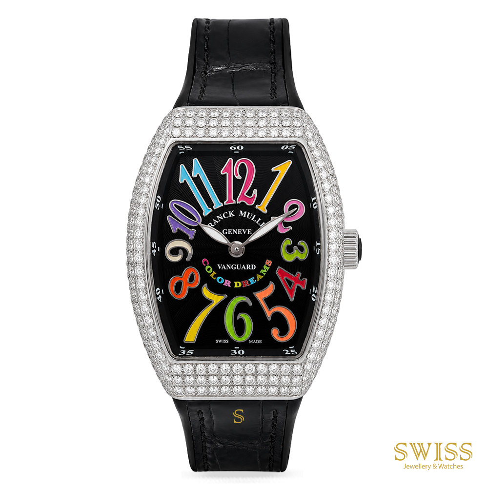 Franck Muller Vanguard Color Dreams Diamond Bezel Ladies Watch