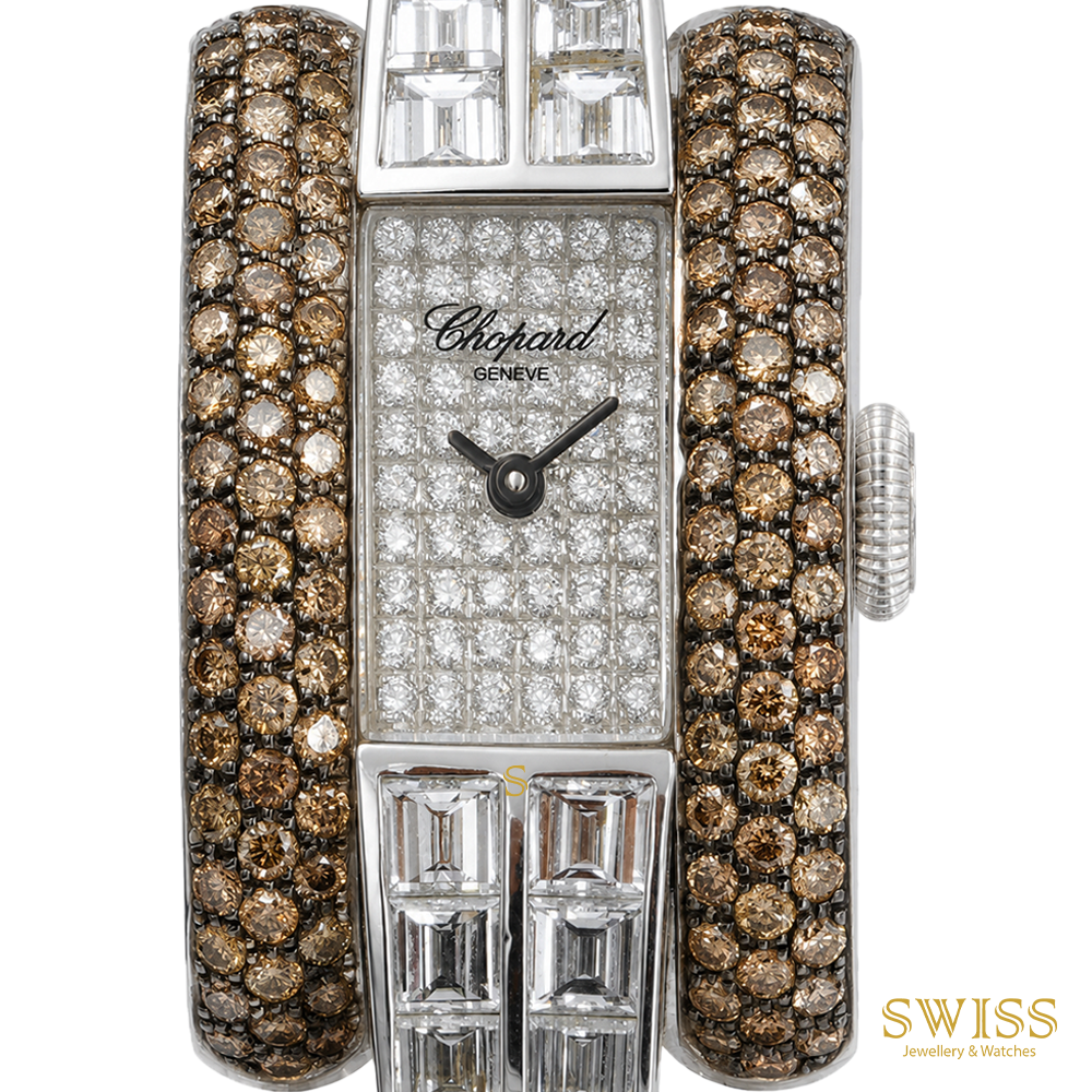 Chopard La Strada Diamond & 18K White Gold Watch