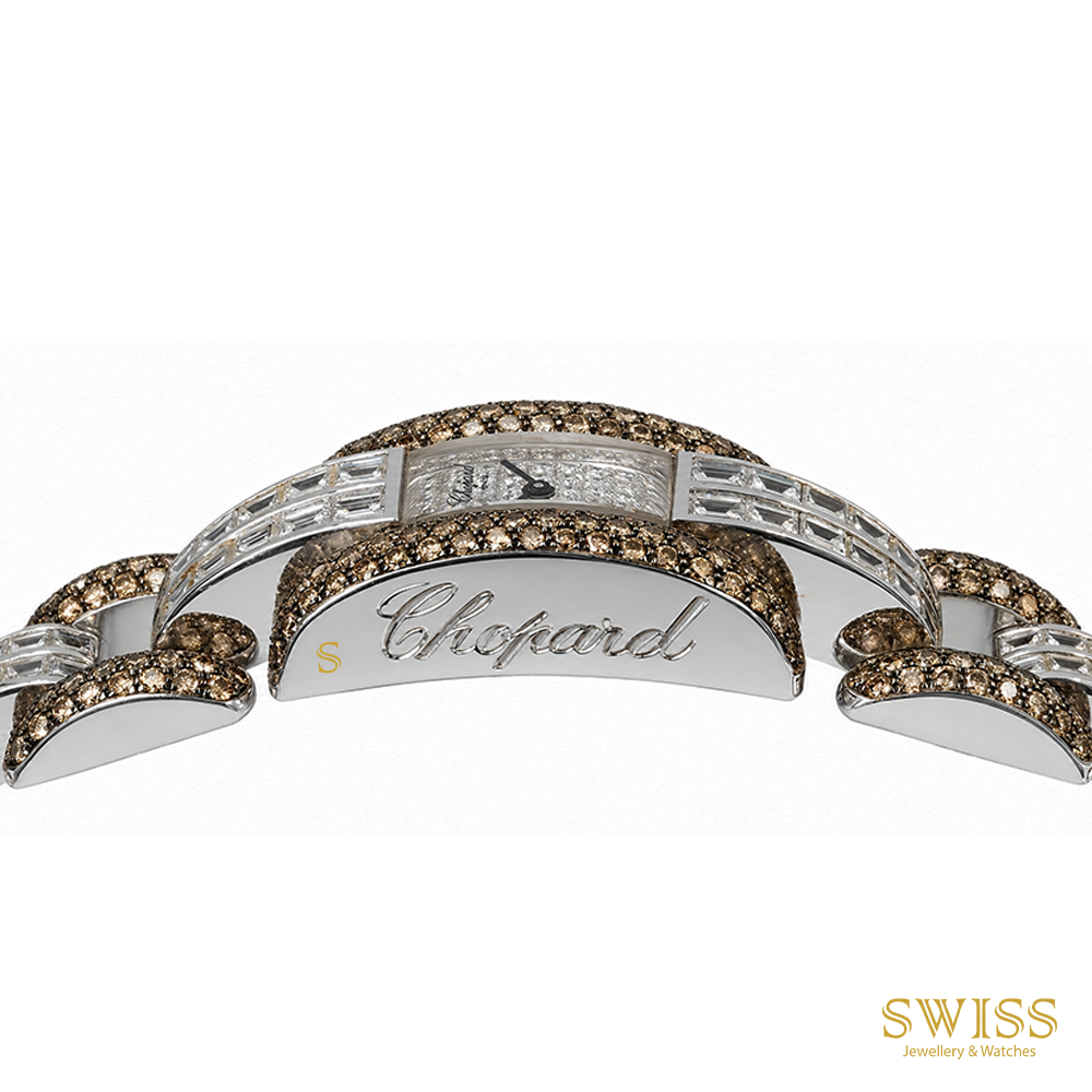 Chopard La Strada Diamond & 18K White Gold Watch