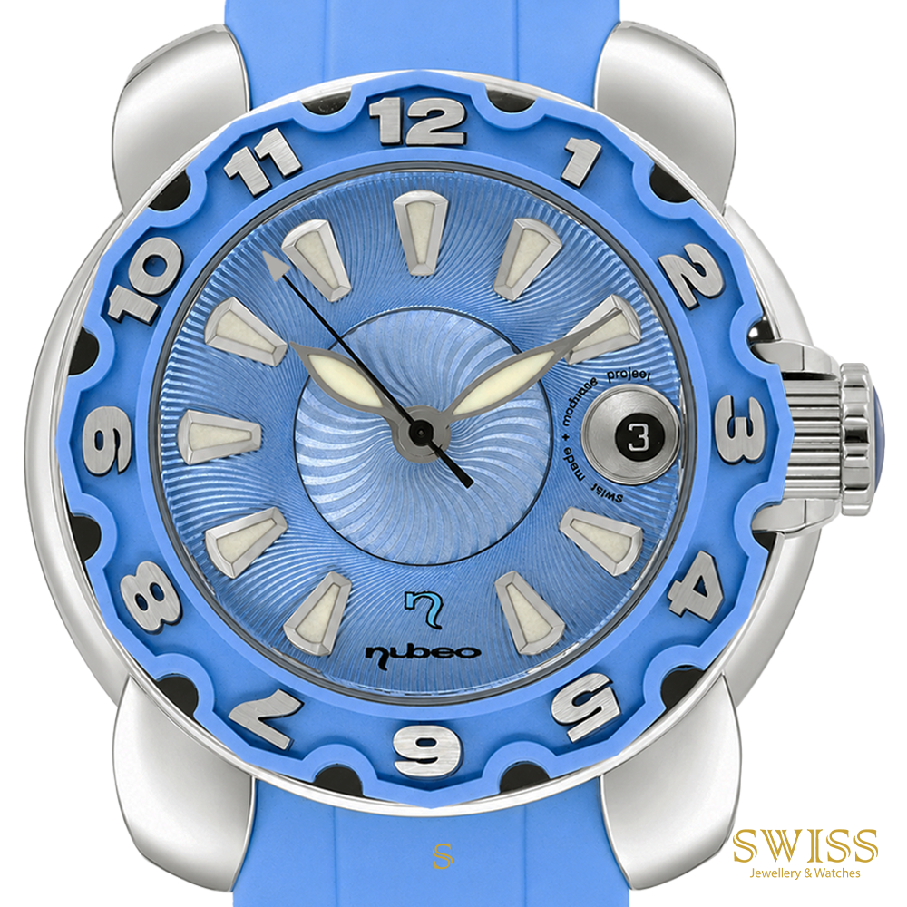 Nubeo Medusse 36 Blue Ladies Watch
