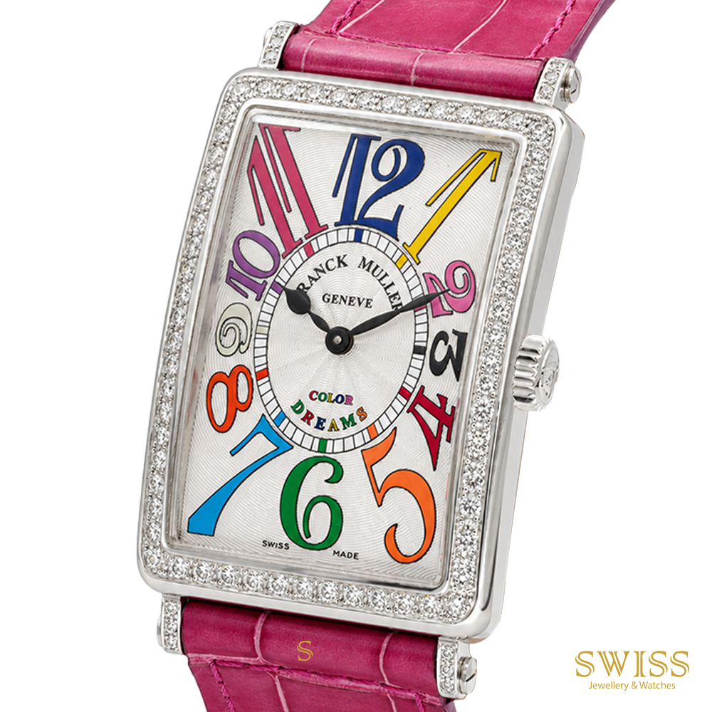 Franck Muller Long Island Color Dreams Diamond Bezel