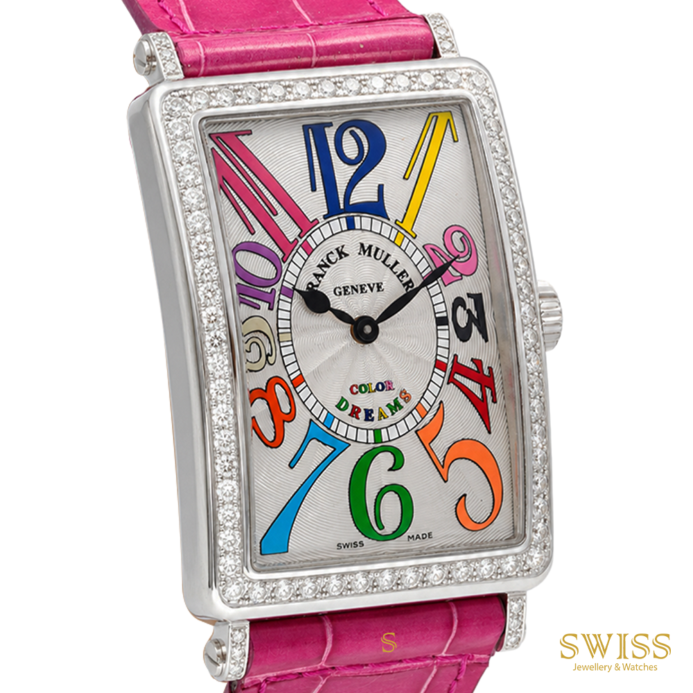 Franck Muller Long Island Color Dreams Diamond Bezel