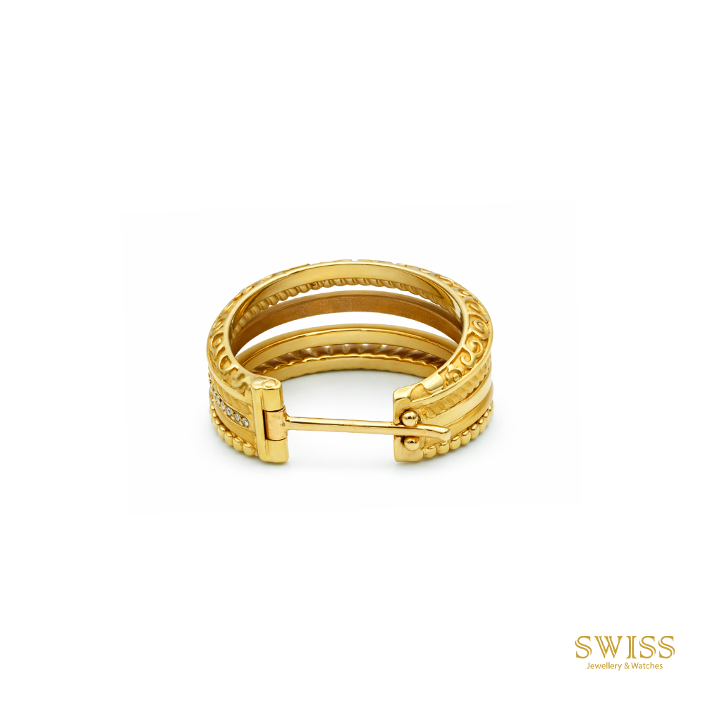 Carrera y Carrera Diamond Gold Hoop Earrings 1016597