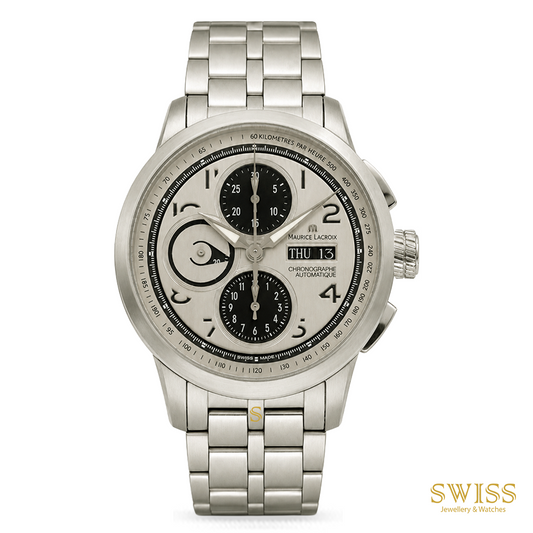 Maurice Lacroix Masterpiece Automatic Chronograph Silver Dial