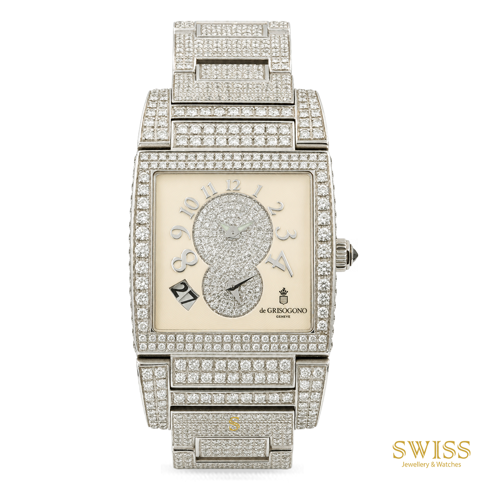 de Grisogono Instrumento Uno Diamond Set Dual Time