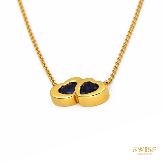 Carrera y Carrera Sapphire Heart Necklace 1016650