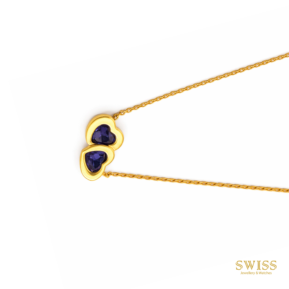 Carrera y Carrera Sapphire Heart Necklace 1016650