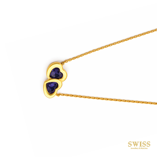 Carrera y Carrera Sapphire Heart Necklace 1016650