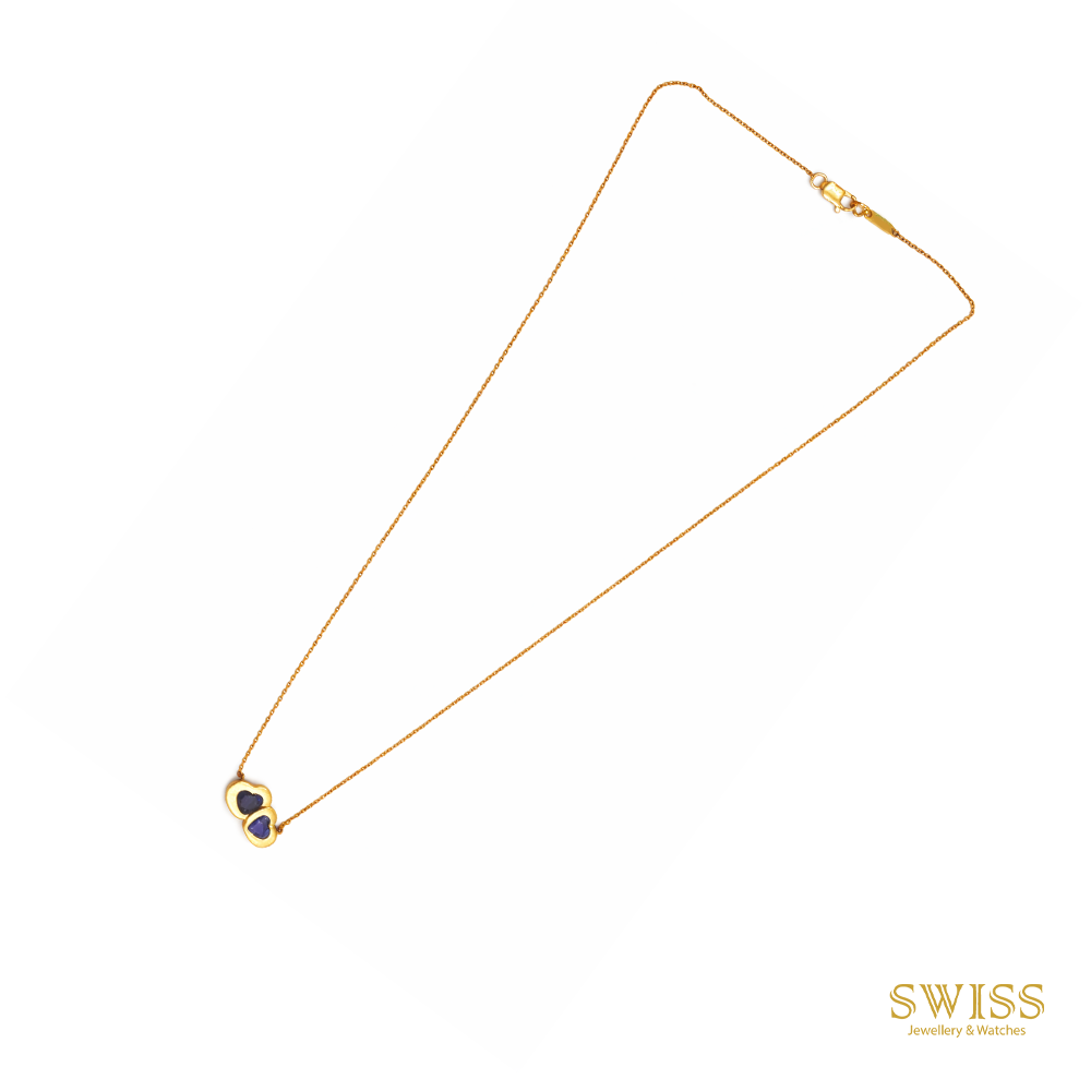 Carrera y Carrera Sapphire Heart Necklace 1016650
