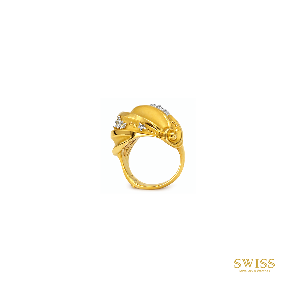 Carrera y Carrera Universo Diamond Gold Ring 1016758