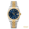 Rolex Datejust 31 Royal Blue Diamond Dial Two-Tone Jubilee