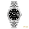 Rolex Datejust 36 Black Diamond Dial Oystersteel and White Gold