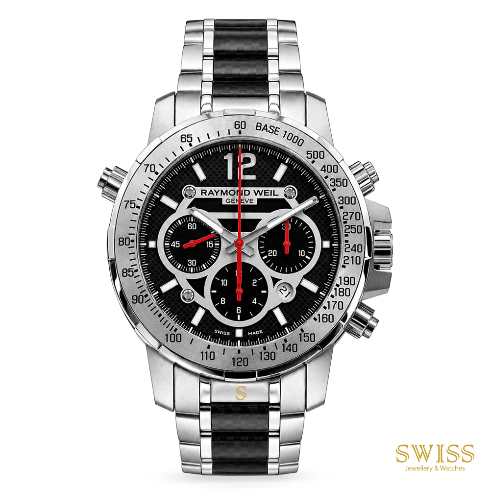 Raymond Weil Nabucco Titanium & Carbon Fiber Chronograph