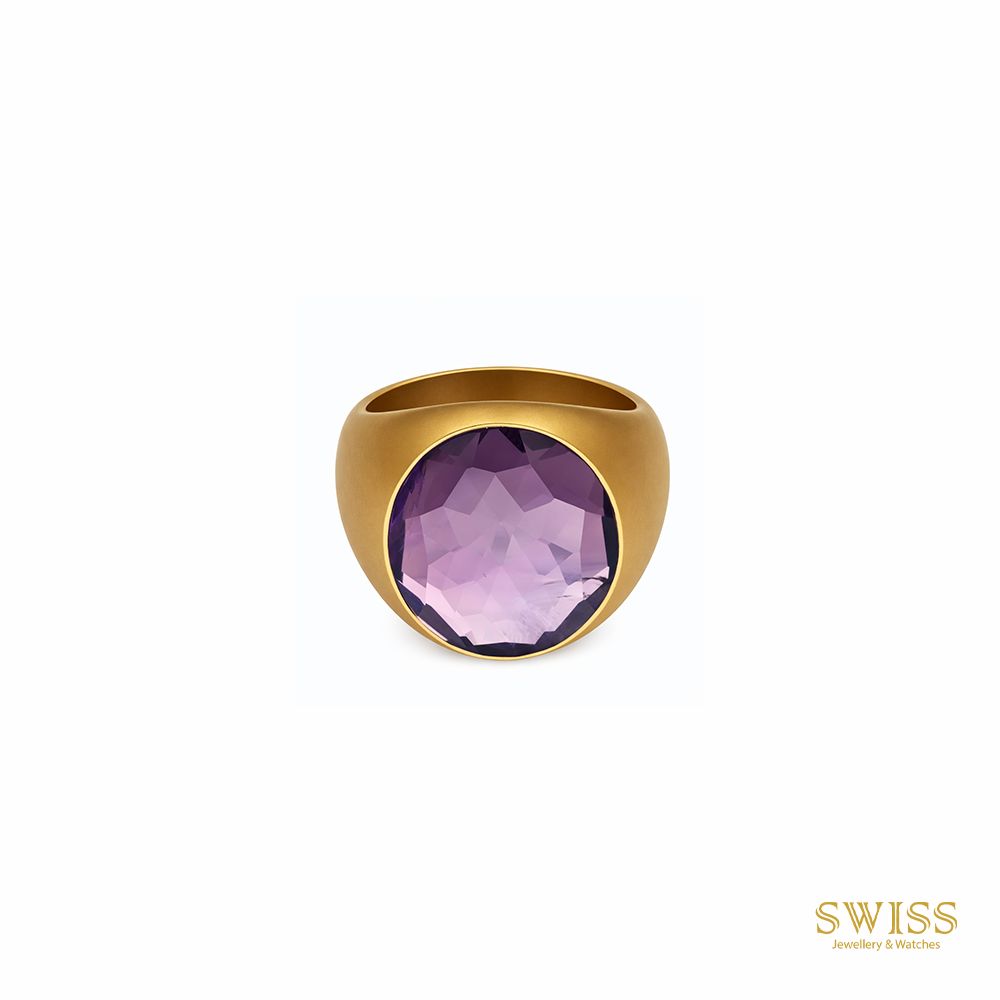 Pomellato Nudo Maxi Amethyst Ring 18K Gold