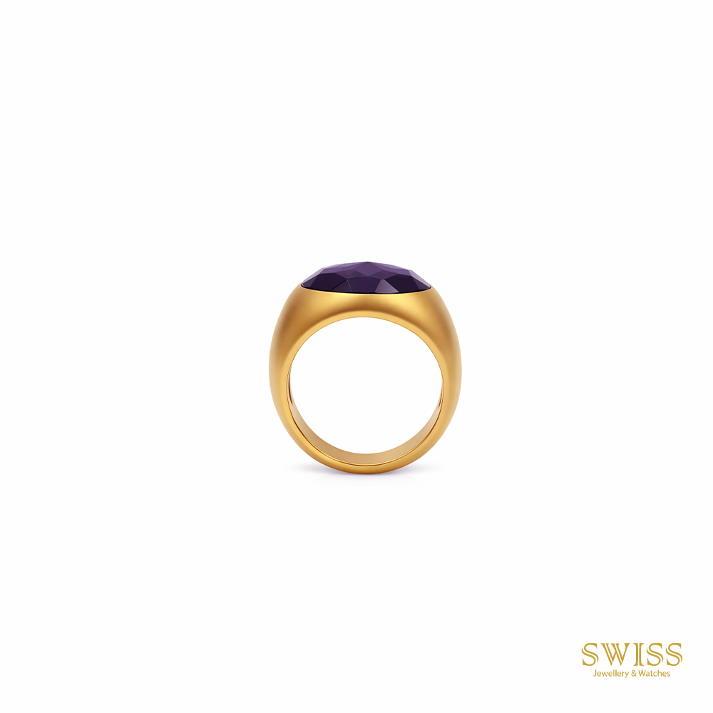 Pomellato Nudo Maxi Amethyst Ring 18K Gold