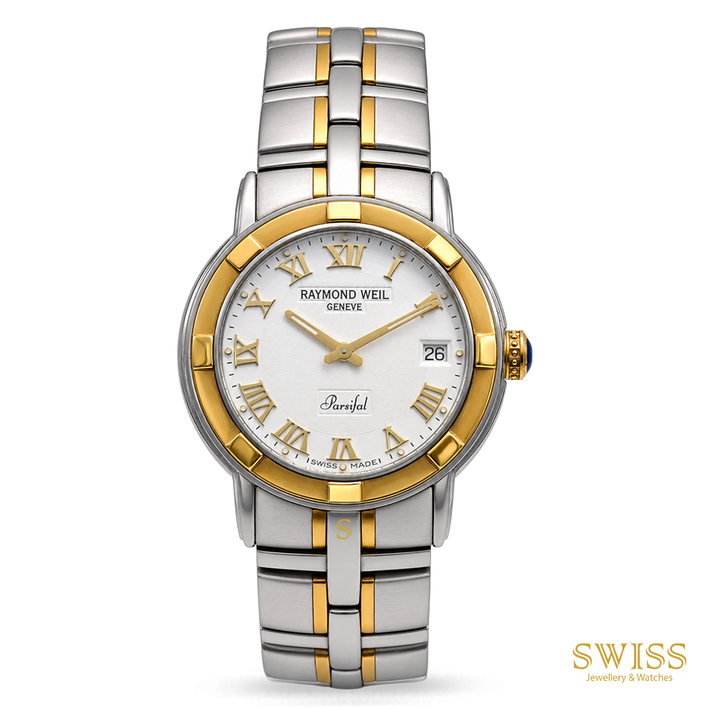 Raymond Weil Parsifal Two-Tone White Roman Dial