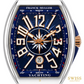 Franck Muller Vanguard Yachting 41 Blue Dual Time Watch