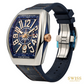 Franck Muller Vanguard Yachting 41 Blue Dual Time Watch