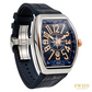 Franck Muller Vanguard Yachting 41 Blue Dual Time Watch