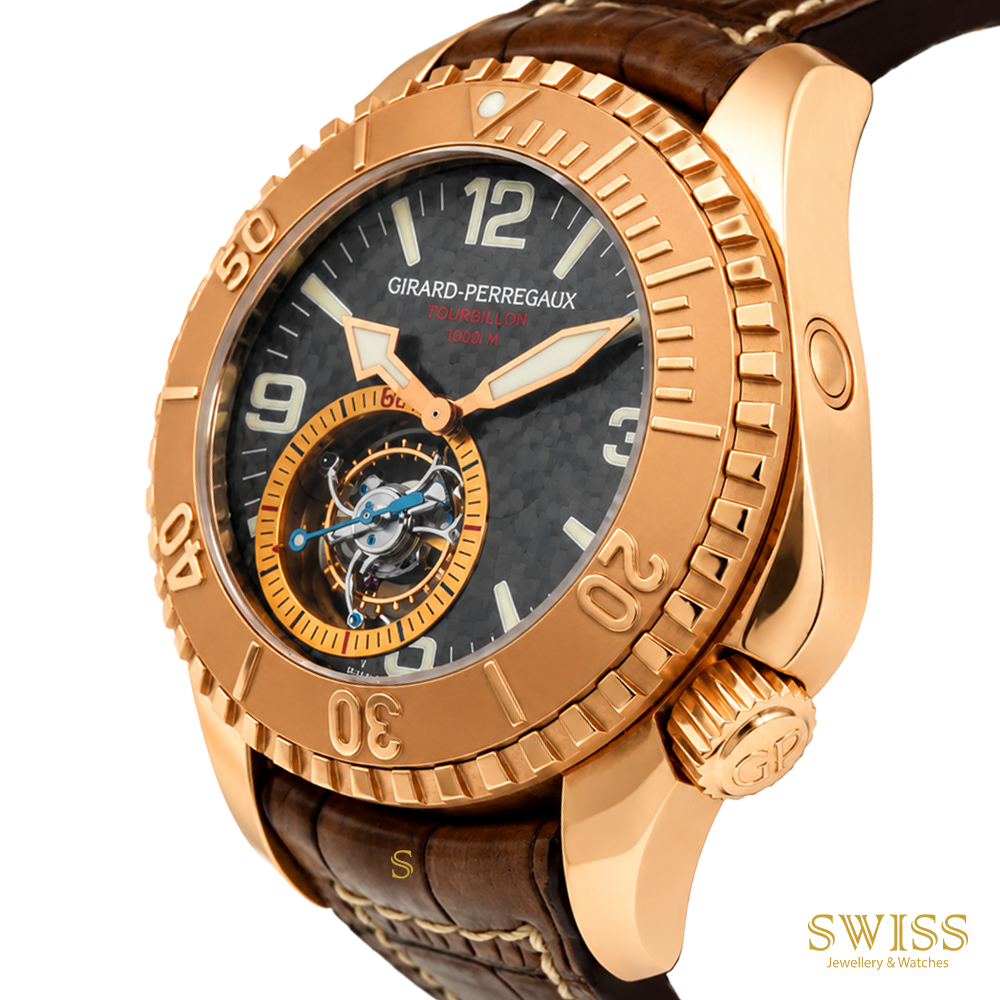 Girard-Perregaux Sea Hawk Pro 1000M Tourbillon 18K Rose Gold Watch