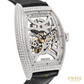 Franck Muller Cintrée Curvex Skeleton 18K White Gold Diamond Watch