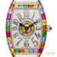 Franck Muller Cintrée Curvex "Quatre Saisons" Rainbow Baguette 18K White Gold Watch
