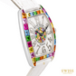 Franck Muller Cintrée Curvex "Quatre Saisons" Rainbow Baguette 18K White Gold Watch
