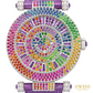 Franck Muller Double Mystery "Quatre Saisons" 18K White Gold Rainbow Watch