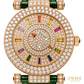 Franck Muller Double Mystery "Color Dreams" 18K Rose Gold Diamond Watch