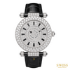 Franck Muller Double Mystery "Classic" 18K White Gold Diamond & Black Onyx Watch