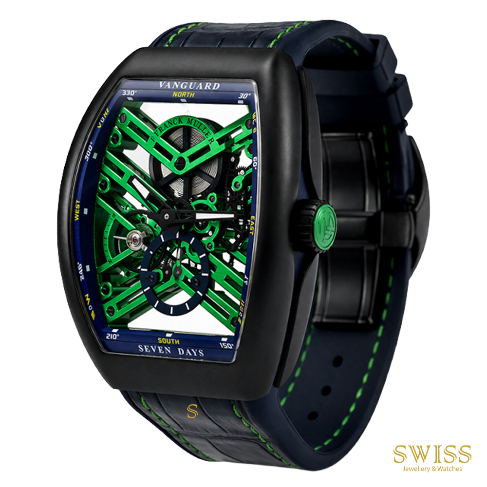 Franck Muller Vanguard Skeleton 7 Days Power Reserve Titanium Limited Edition