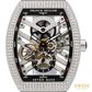 Franck Muller Vanguard Skeleton 7 Days Diamond Watch