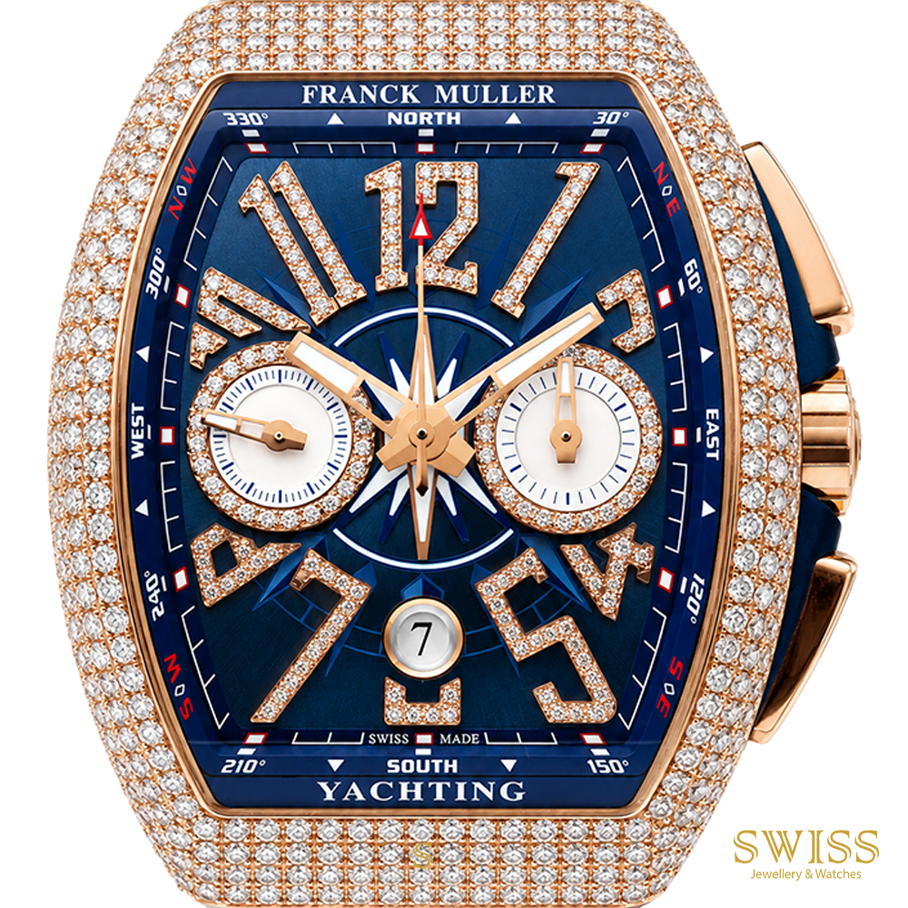 Franck Muller Vanguard Yachting Chronograph Diamond Watch