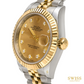 Rolex Lady-Datejust 28mm Yellow Rolesor Champagne Diamond Dial
