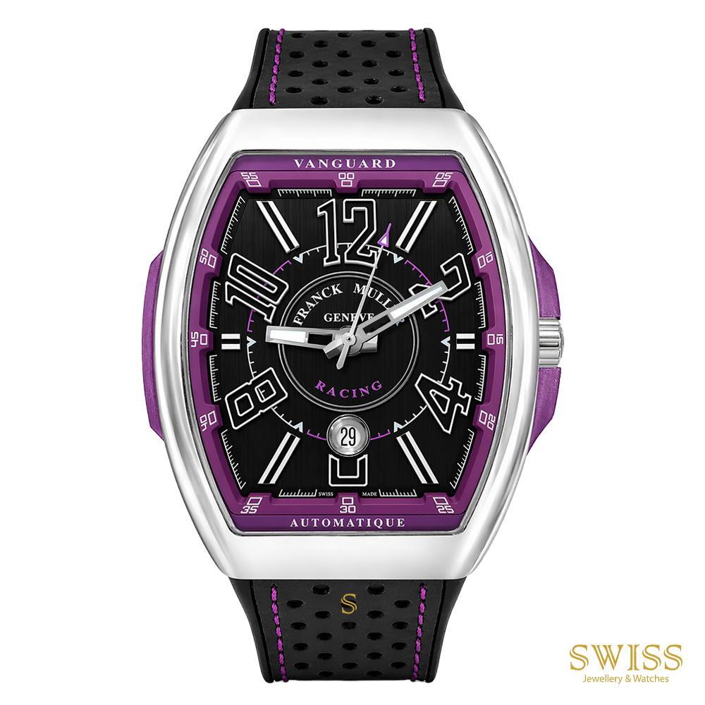 Franck Muller Vanguard Racing Automatic Steel Purple Watch