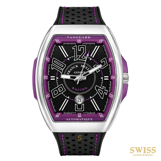 Franck Muller Vanguard Racing Automatic Steel Purple Watch