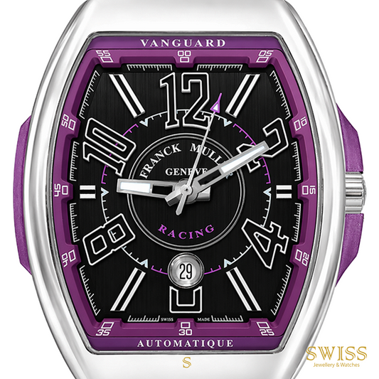 Franck Muller Vanguard Racing Automatic Steel Purple Watch
