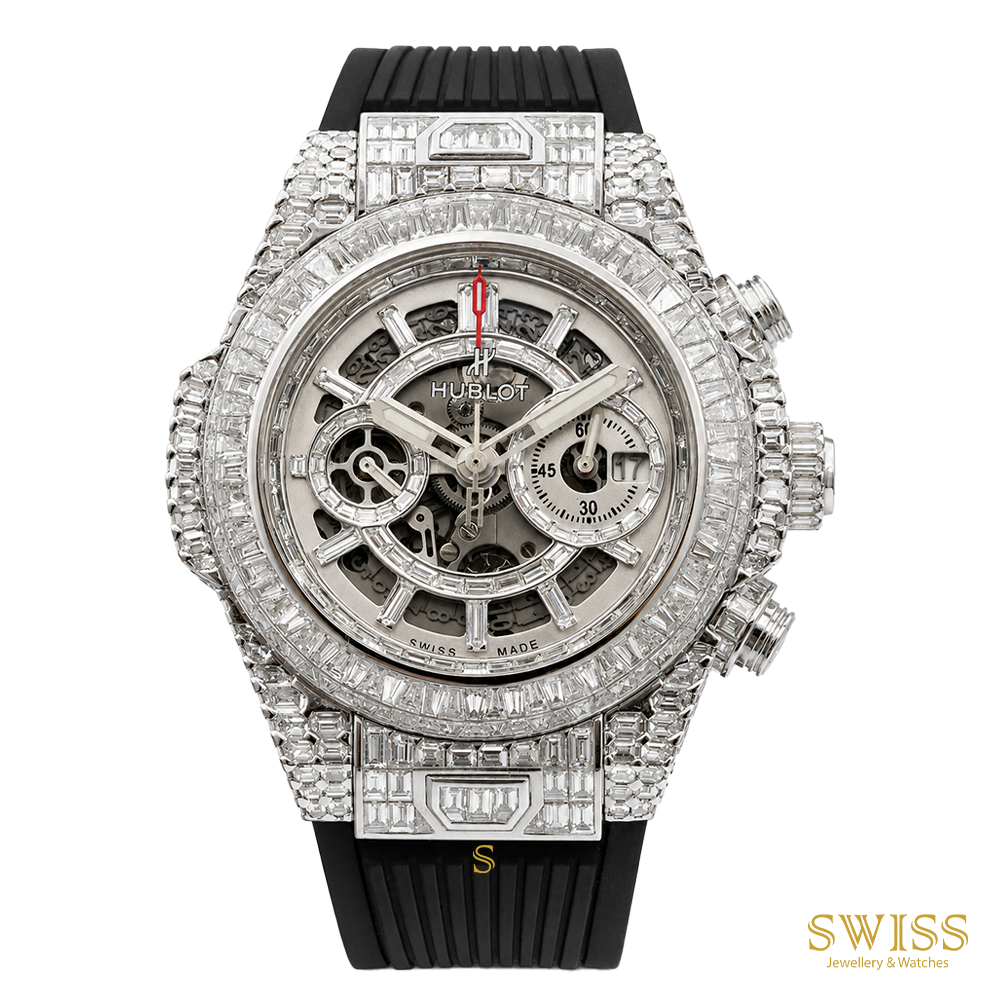 Hublot Big Bang Unico Titanium Baguette Diamond 45mm