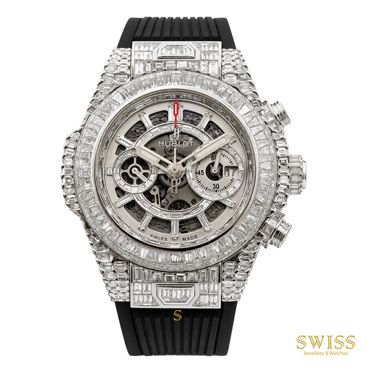 Hublot Big Bang Unico Titanium Baguette Diamond 45mm
