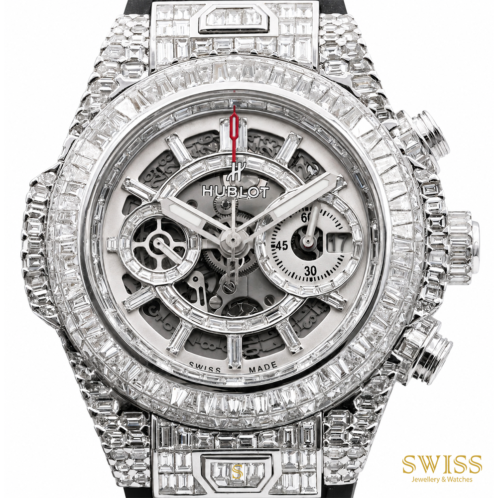 Hublot Big Bang Unico Titanium Baguette Diamond 45mm