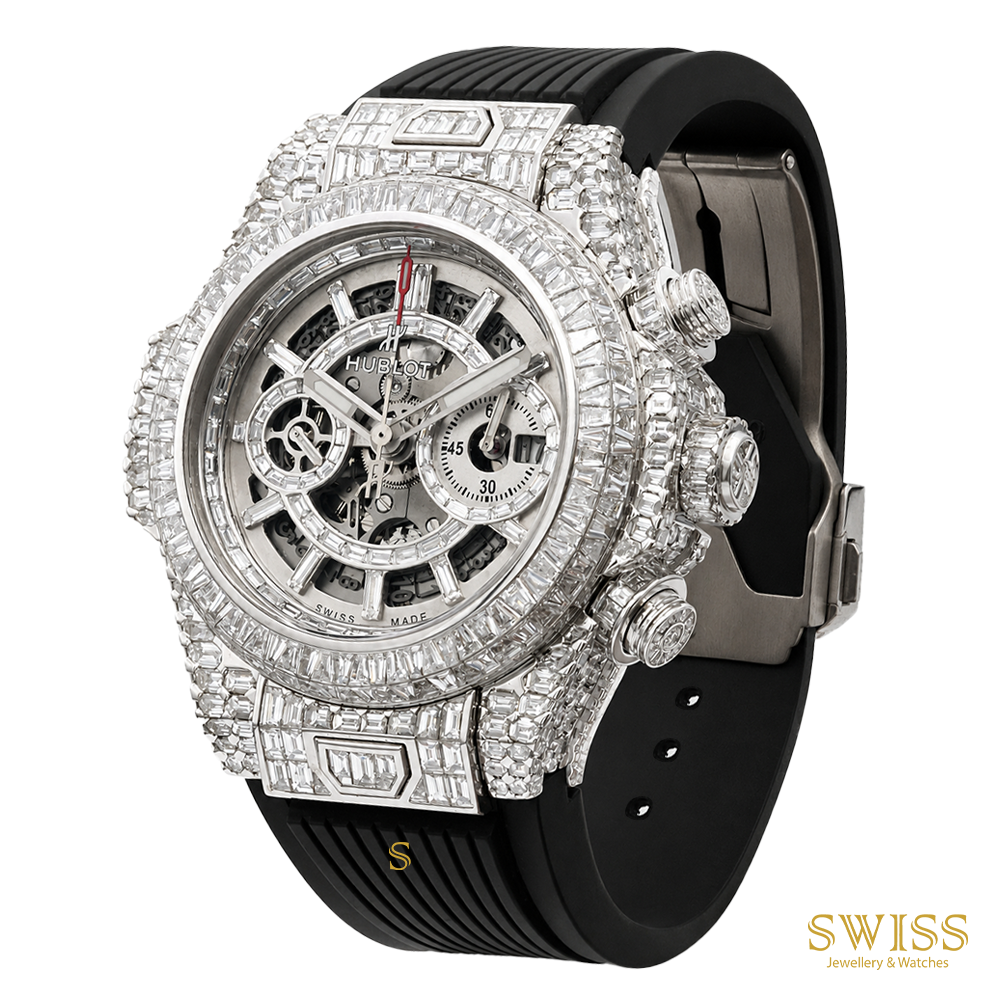 Hublot Big Bang Unico Titanium Baguette Diamond 45mm
