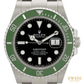Rolex Submariner Date 41mm Oystersteel Green Cerachrom Bezel