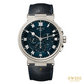 Breguet Marine Chronographe 5527 White Gold Blue Dial